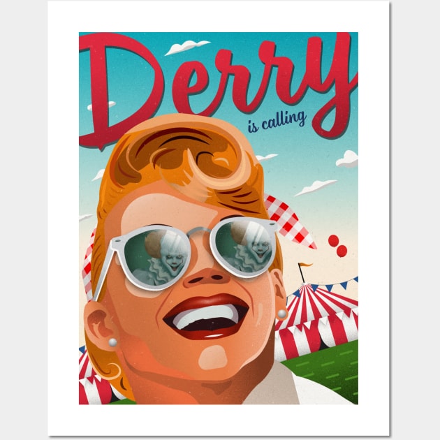 Derry is calling... Wall Art by reviverknight